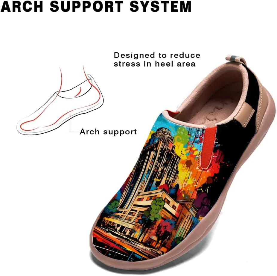 Slip On Loafers for Kid Lightweight Cozy Casual Shoes Boys Girls Art Painted Walking Travel Sneakers