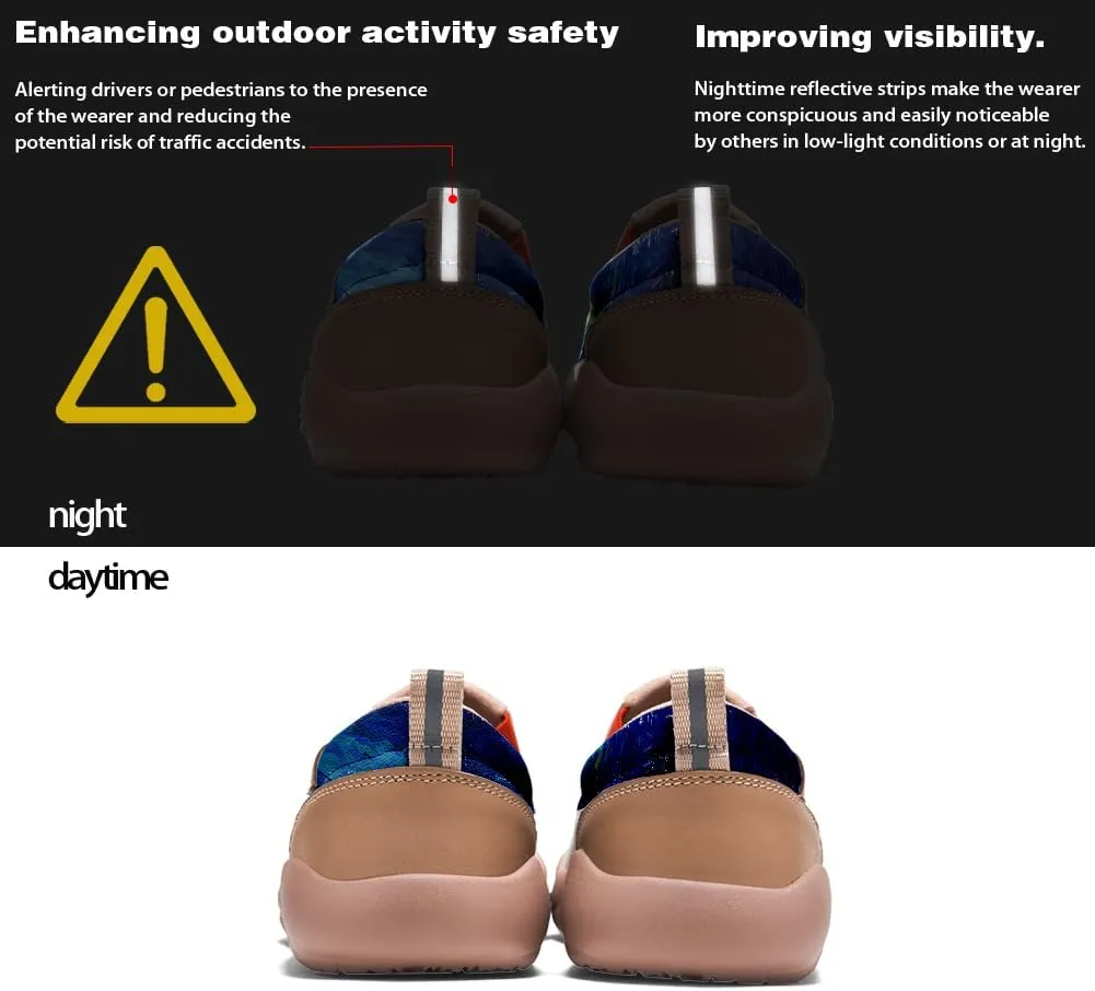 Slip On Loafers for Men Lightweight Comfort Casual Shoes Art Painted Travel Sneakers