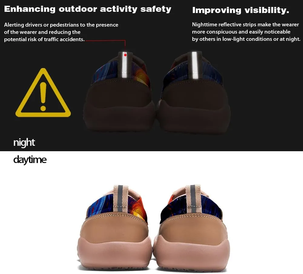 Slip On Loafers for Men Lightweight Comfort Casual Shoes Art Painted Travel Sneakers