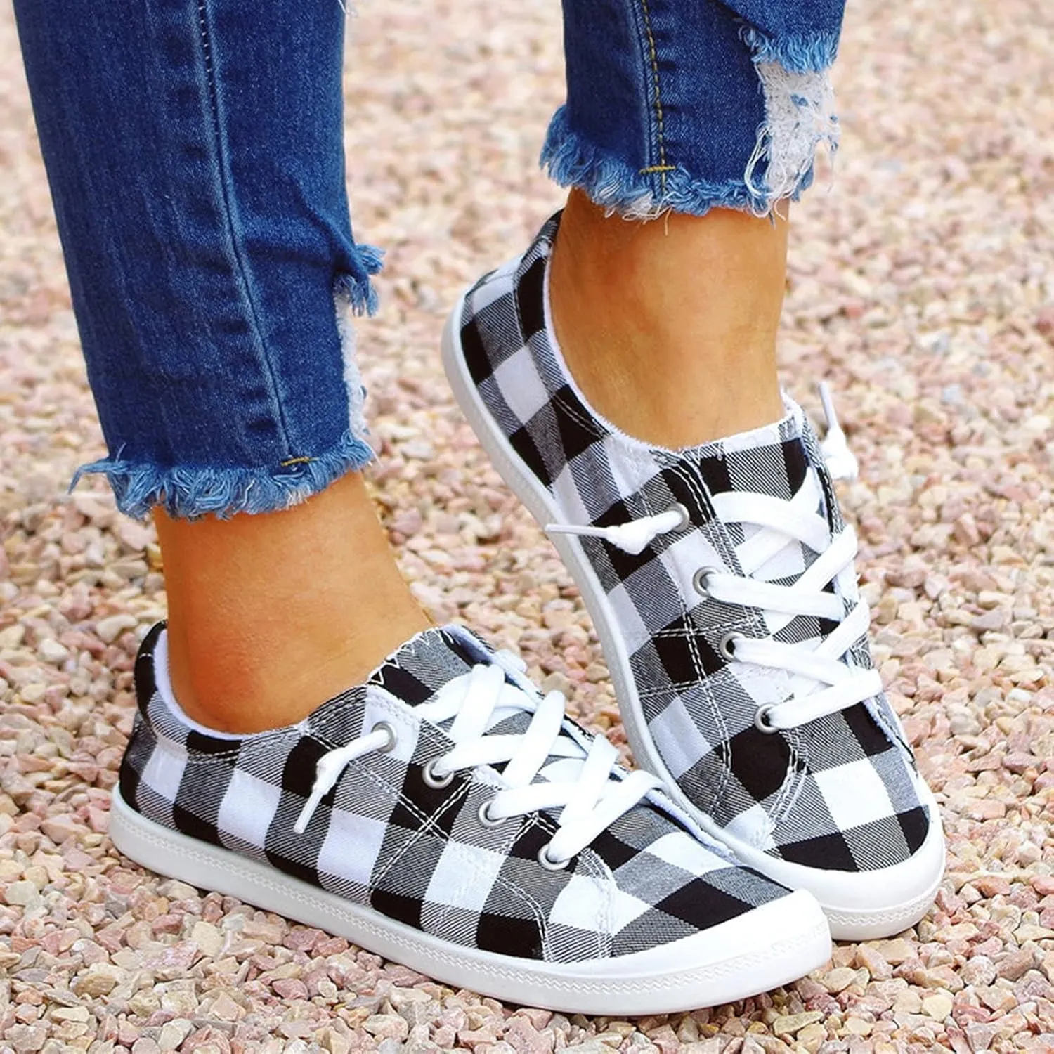 Sneakers for Women Slip Ons Slip On Sneakers Women Arch Support Wide White Tennis Shoes for Women Size 10 with Arch Support Womens Slip On Sneakers Size 7 Ankle Pull On Sneakers Womens