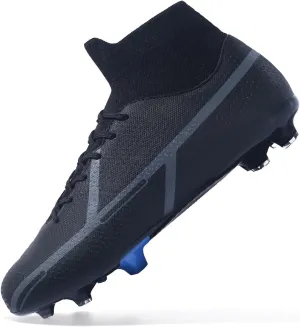Soccer Cleats Indoor Soccer Shoes Mens Womens Anti Slip High Top Outdoor Grass Turf Football Cleats