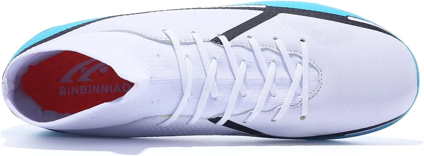 Soccer Cleats Indoor Soccer Shoes Mens Womens Anti Slip High Top Outdoor Grass Turf Football Cleats