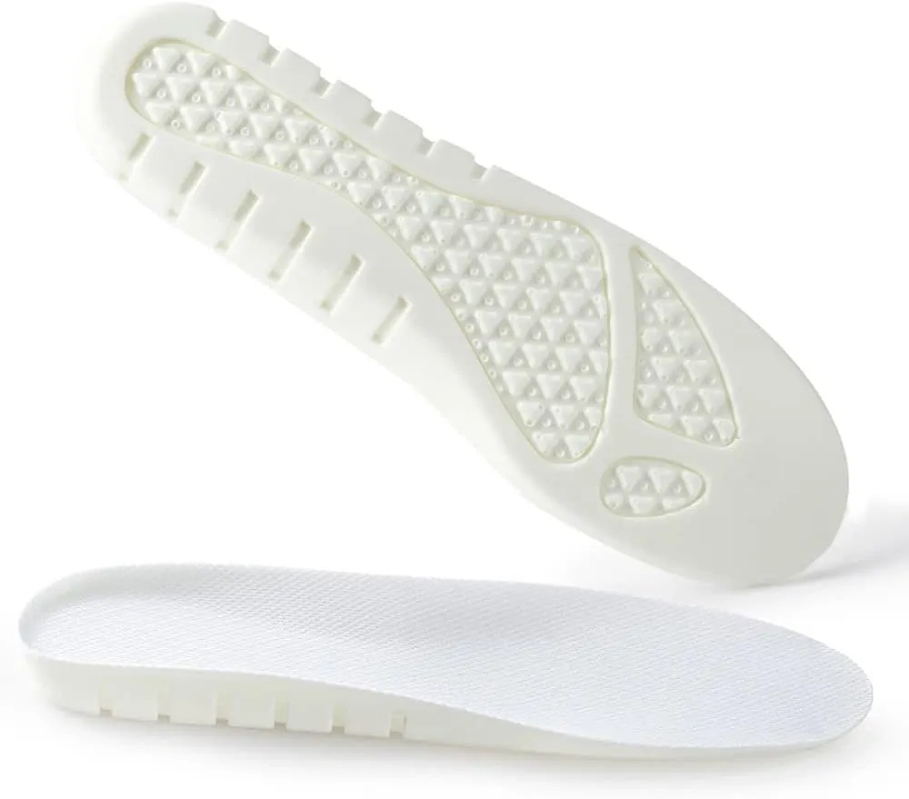 Sport Shoe Insoles for Men Women - Extra Shock Absorption Shoe Pad Shoe Inserts, Orthotic Cushion Insoles, Memory Foam Insoles for Walking Running Jogging Training Travel fit Any Shoes/CM23/EU36