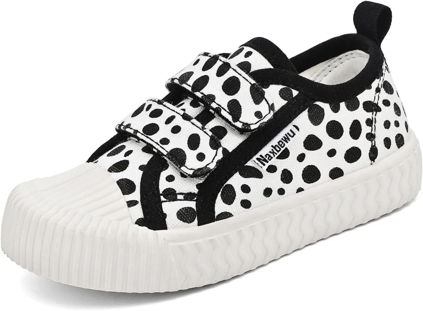 Toddler Boys & Girls Sneaker Adjustable Slip On Canvas Hook and Loops Walking Shoes,Size 5-12