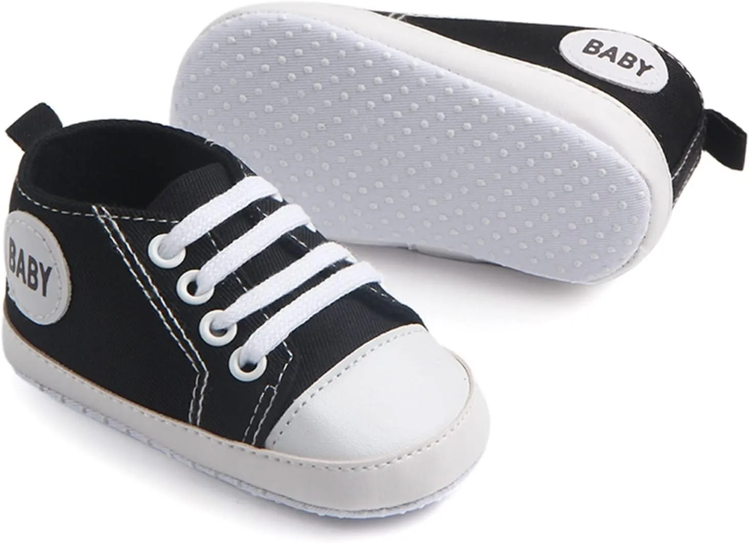 Toddler Canvas Slip on Shoes Boys Sports The First Sneakers Walkers Prewalker Shoes Non-Slip Colour Toddler Floor Girls Soild Barefoot Boys Baby Kids Shoes 4 Month Old Baby Shoes
