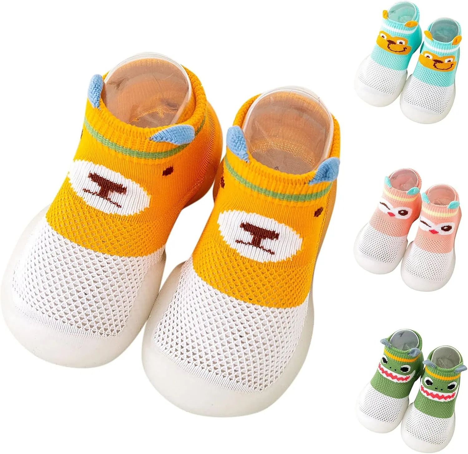 Toddler Shoes Boys Size 3 Summer and Autumn Comfortable Infant Toddler Shoes Cute Deer Rabbit Pattern Children Mesh Breathable Floor Infants Size 3 Shoes