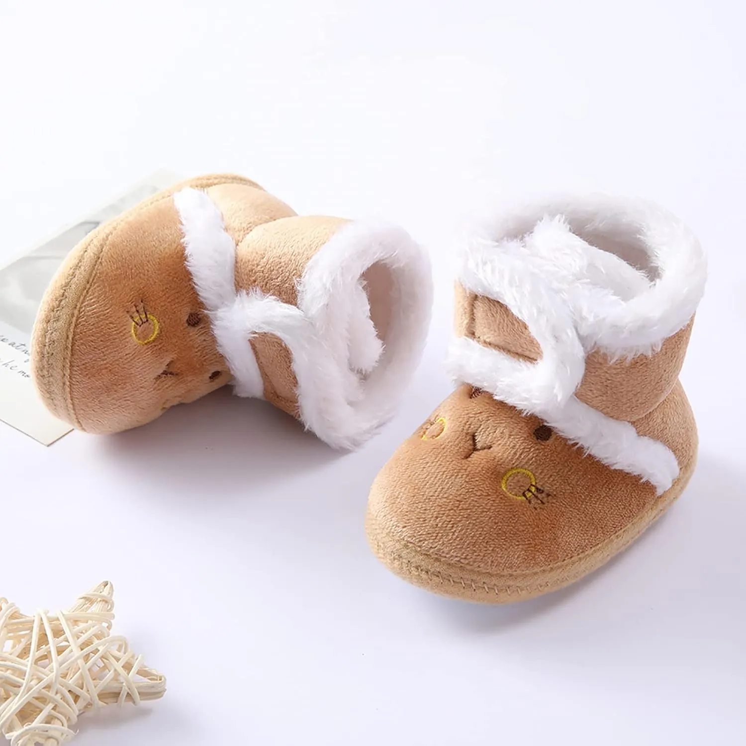 Toddler Slip on Baby Infant Booties Warming Soft Boys Boots Toddler Snow Shoes Baby Shoes Running Shoes for Toddler Boys