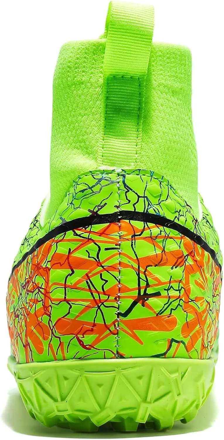 Unisex-Child Soccer Cleats Lightweight Training Football Shoes for Youth