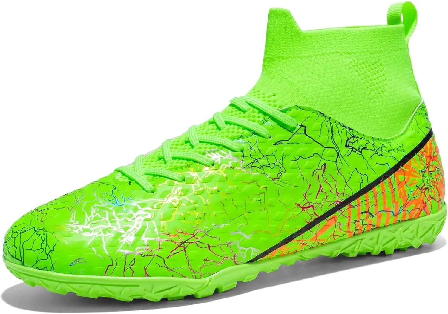Unisex-Child Soccer Cleats Lightweight Training Football Shoes for Youth