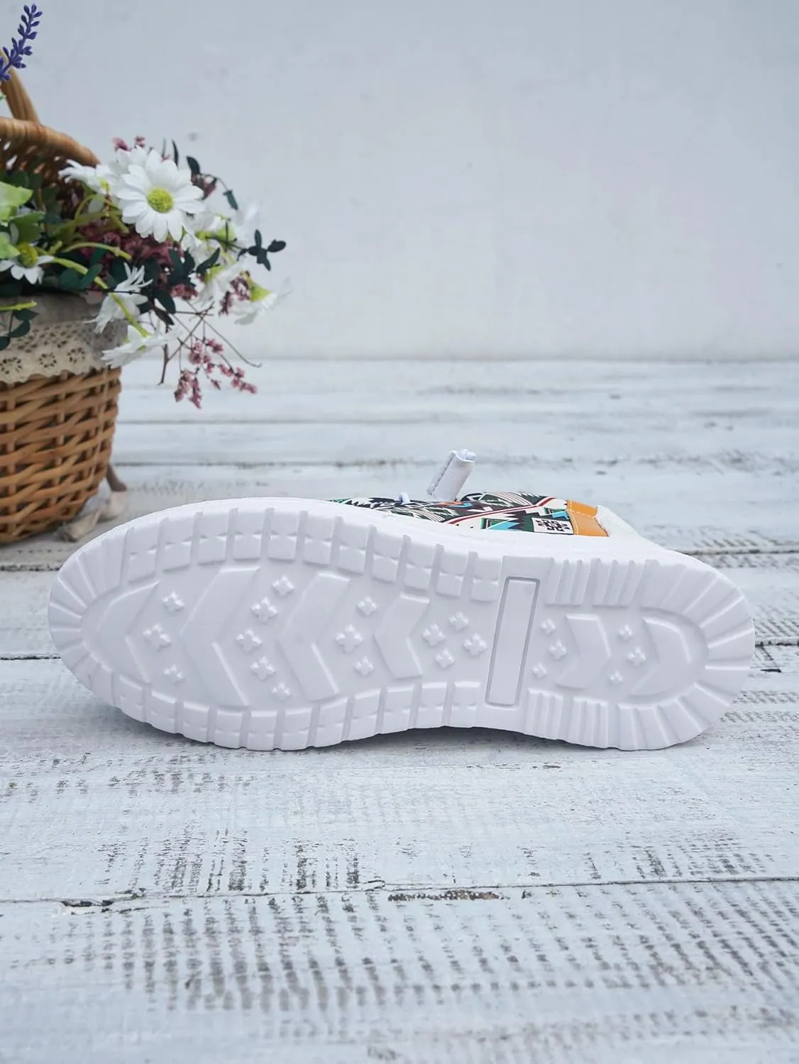Unisex Lace-up Loafers Unique Pattern Print Canvas Slip-on Shoes Bohemian Fashion Low Top Walking Driving Shoes,Lightweight Boat Breathable Flexible Casual for Daily Wear