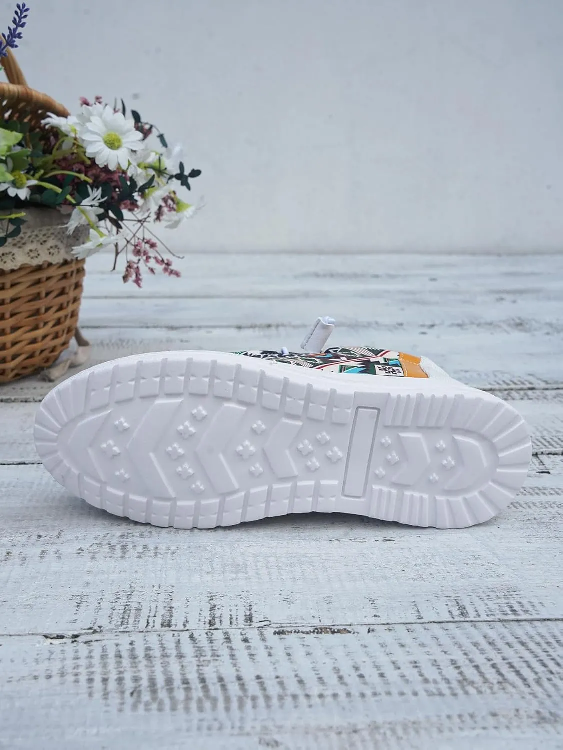 Unisex Lace-up Loafers Unique Pattern Print Canvas Slip-on Shoes Bohemian Fashion Low Top Walking Driving Shoes,Lightweight Boat Breathable Flexible Casual for Daily Wear