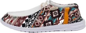 Unisex Lace-up Loafers Unique Pattern Print Canvas Slip-on Shoes Bohemian Fashion Low Top Walking Driving Shoes,Lightweight Boat Breathable Flexible Casual for Daily Wear