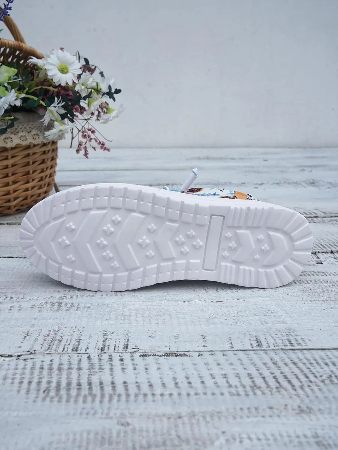 Unisex Lace-up Loafers Unique Pattern Print Canvas Slip-on Shoes Bohemian Fashion Low Top Walking Driving Shoes,Lightweight Boat Breathable Flexible Casual for Daily Wear