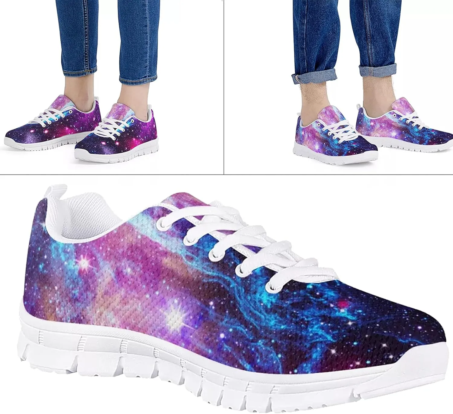 Wanyint Halloween Bat Print Women Sneakers Running Footwear Lace Up Trainers Sports Shoes
