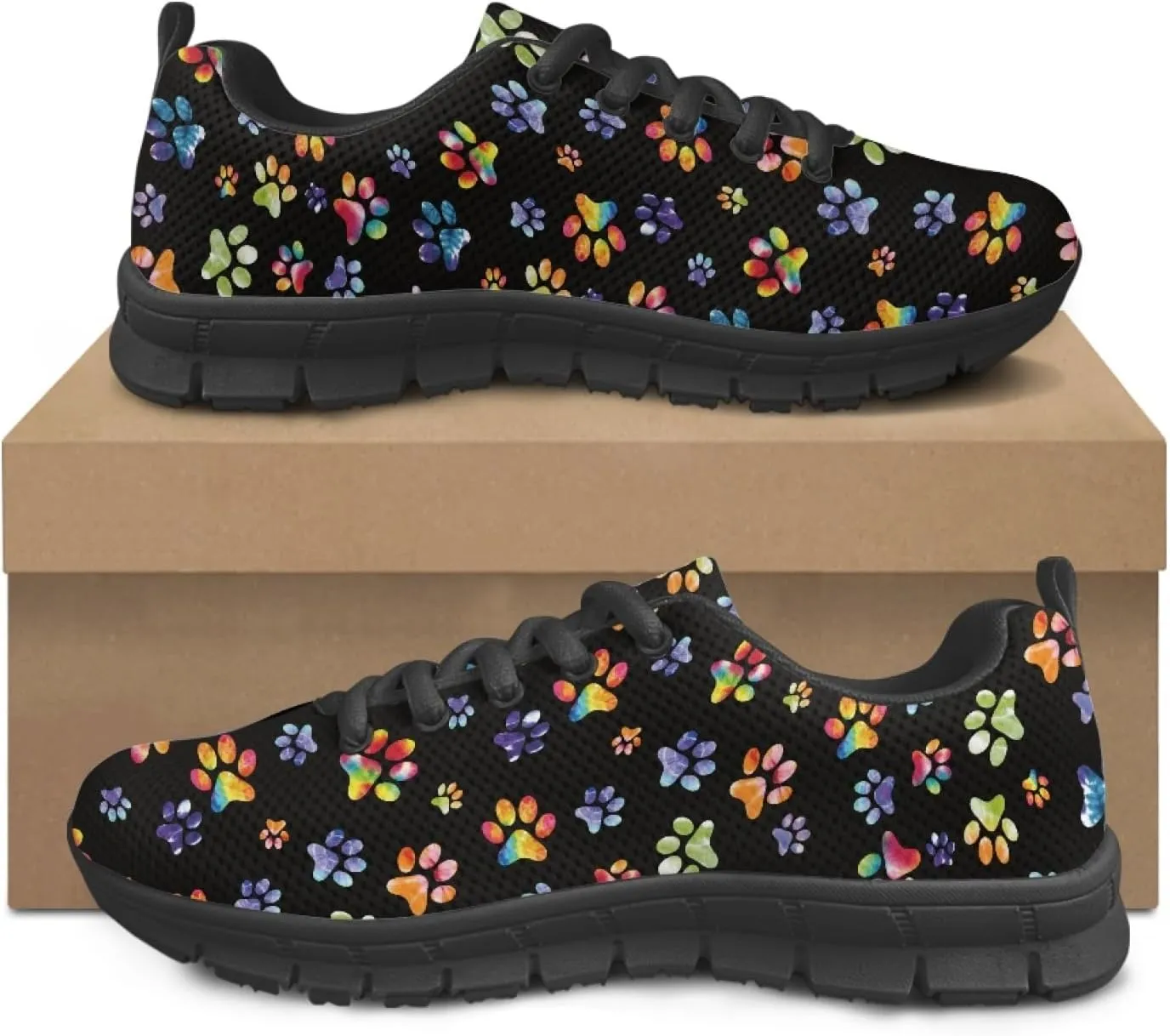 Wanyint Running Shoes for Women Outer Space Comfort Girls Sneakers Slip-on Training Athletic Shoes