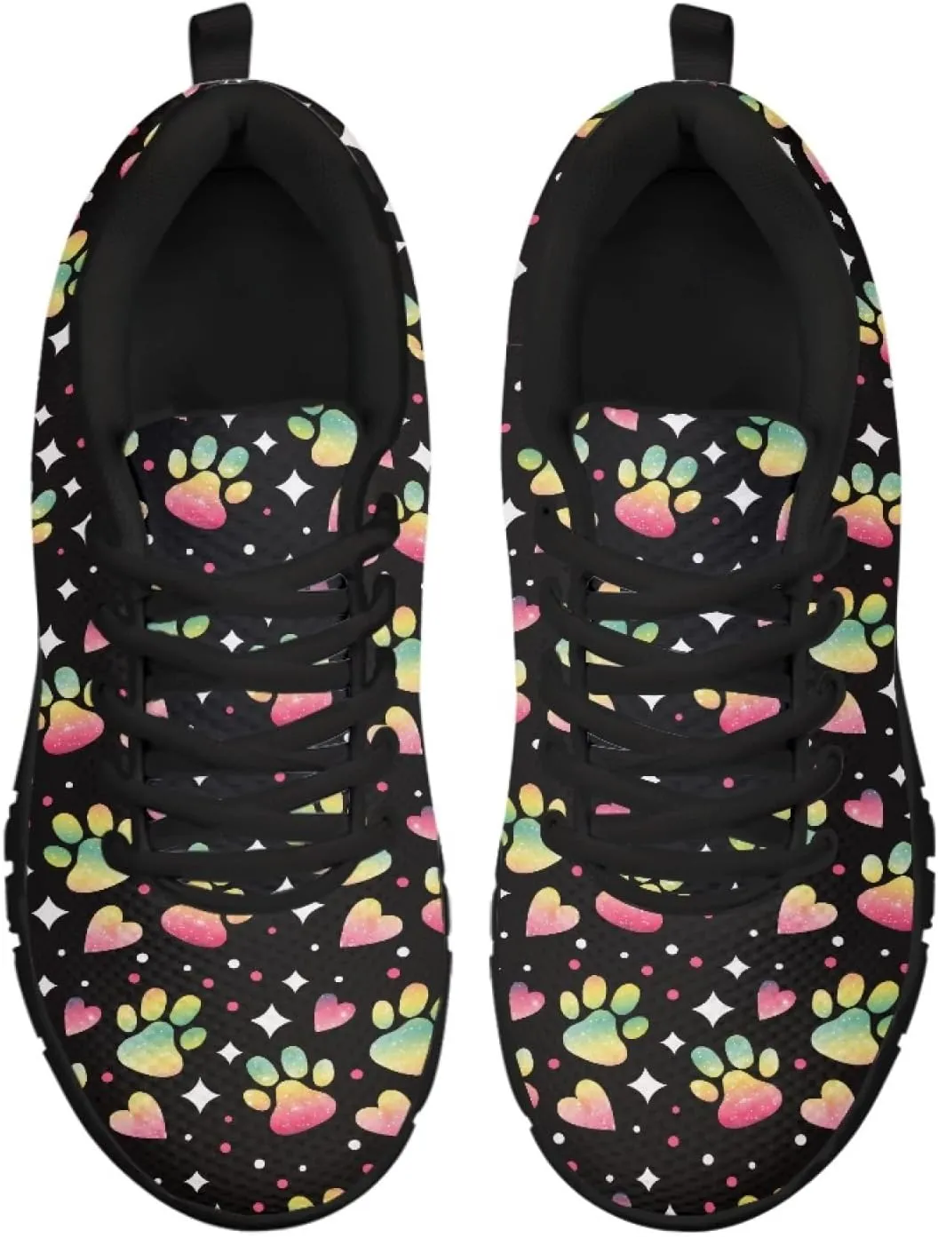 Wanyint Running Shoes for Women Outer Space Comfort Girls Sneakers Slip-on Training Athletic Shoes