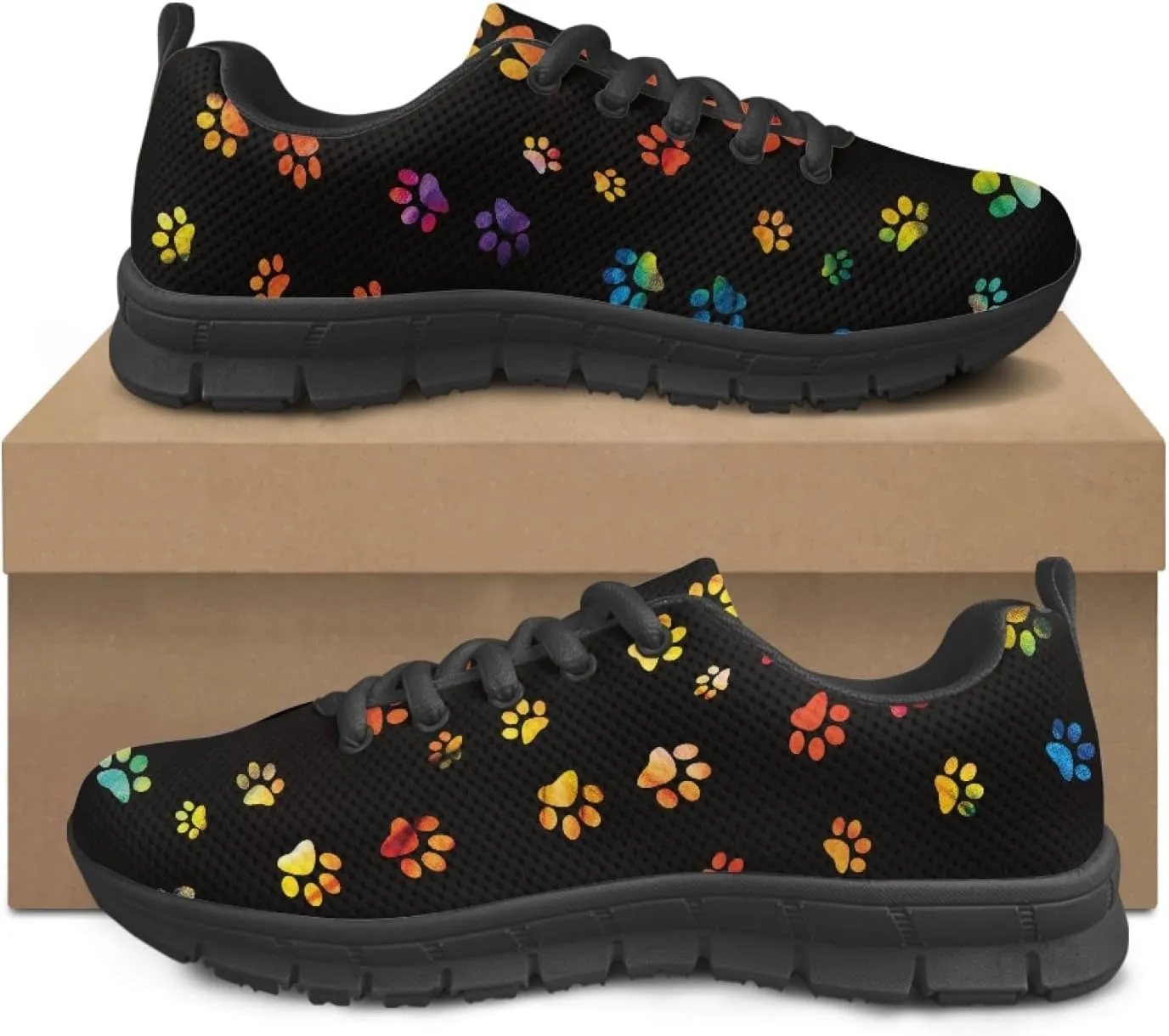 Wanyint Running Shoes for Women Outer Space Comfort Girls Sneakers Slip-on Training Athletic Shoes