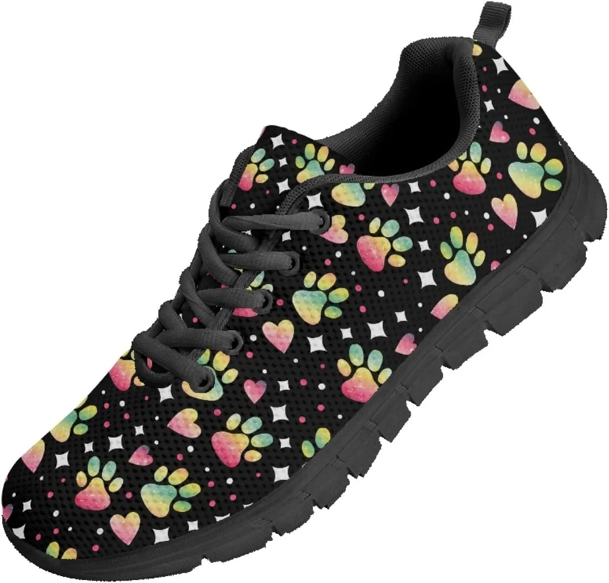 Wanyint Running Shoes for Women Outer Space Comfort Girls Sneakers Slip-on Training Athletic Shoes