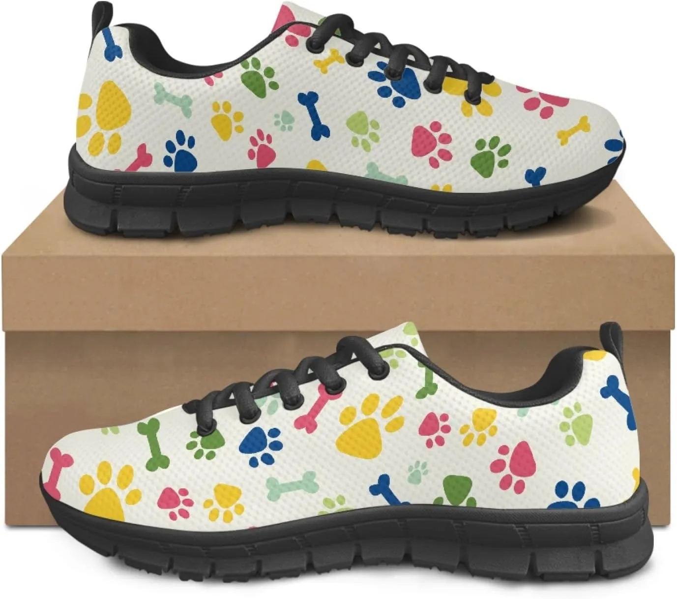 Wanyint Running Shoes for Women Outer Space Comfort Girls Sneakers Slip-on Training Athletic Shoes