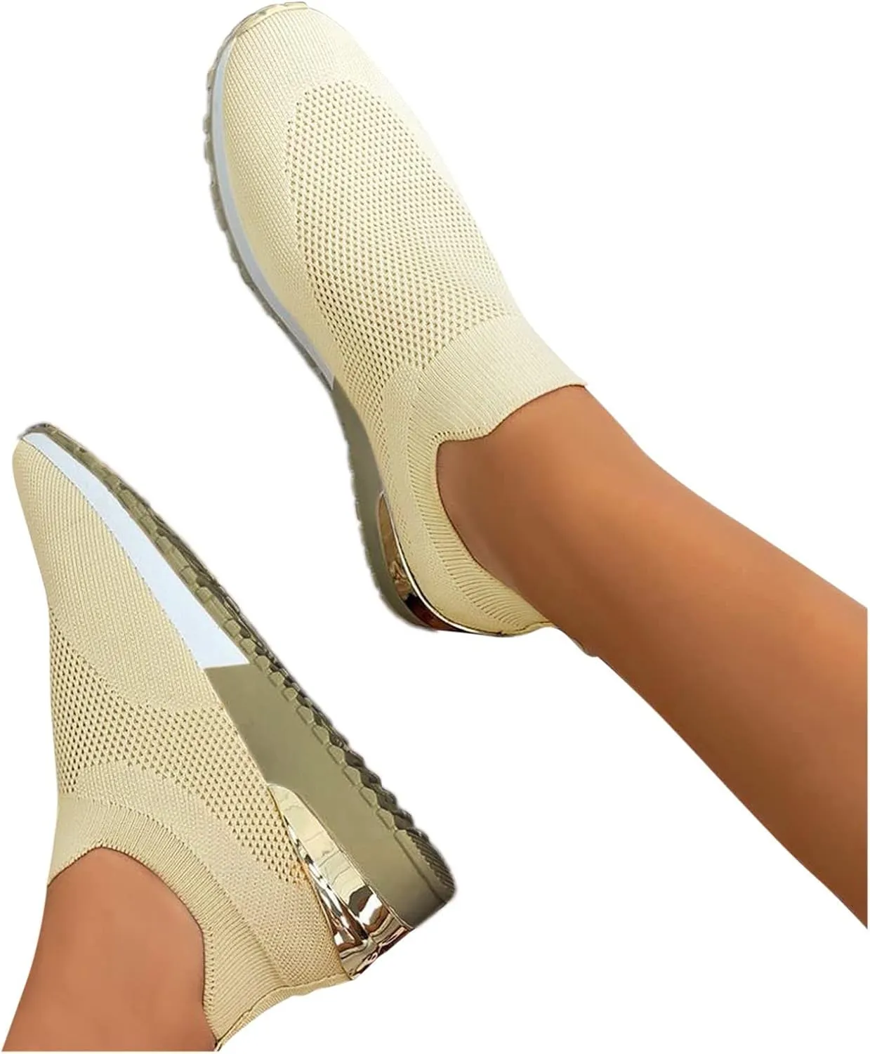 Wide Toe Box Casual Sneakers Women Walking Shoes Women Arch Support Slip On Gym Shoes for Women Wide Width Slip On Shoes Women Wide Toe Box Zapatos Negros De Tacon Bajo para Mujer