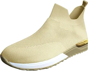 Wide Toe Box Casual Sneakers Women Walking Shoes Women Arch Support Slip On Gym Shoes for Women Wide Width Slip On Shoes Women Wide Toe Box Zapatos Negros De Tacon Bajo para Mujer