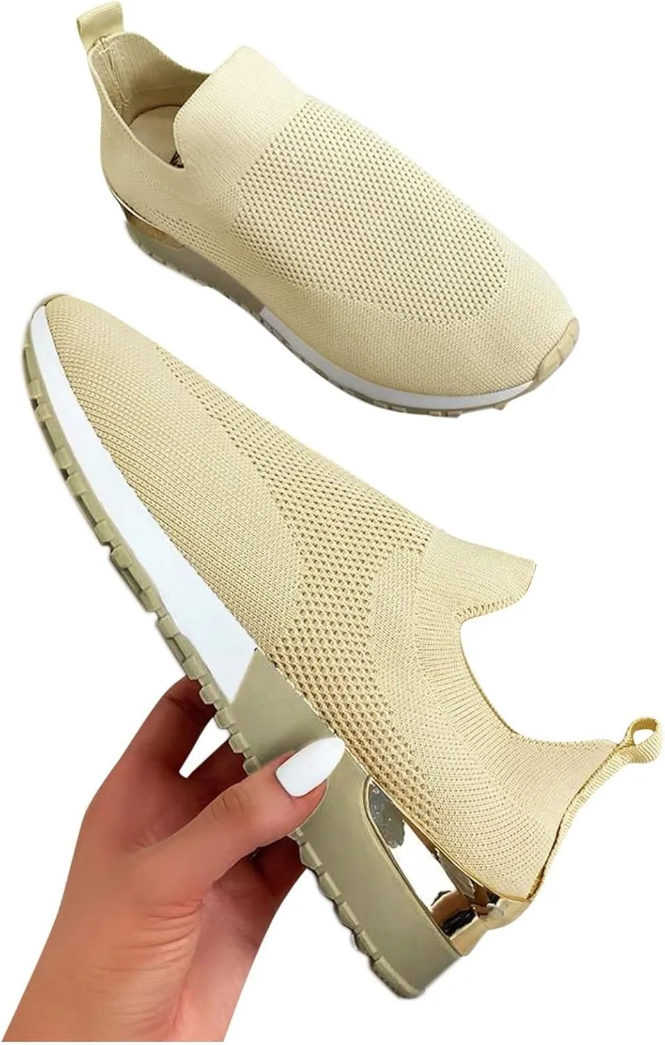 Wide Toe Box Casual Sneakers Women Walking Shoes Women Arch Support Slip On Gym Shoes for Women Wide Width Slip On Shoes Women Wide Toe Box Zapatos Negros De Tacon Bajo para Mujer