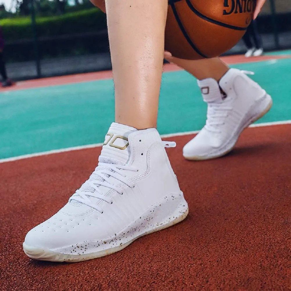 WILTENA Unisex Lifestyle Womens Anti Slip Basketball Shoes Mens Fashion Sports Casual Youth Running Sneakers