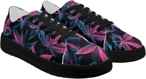 Women Classic Fashion Sneakers Lace Up Low Top Canvas Casual Sneakers Lightweight Breathable Comfort Wide Toe Shoes