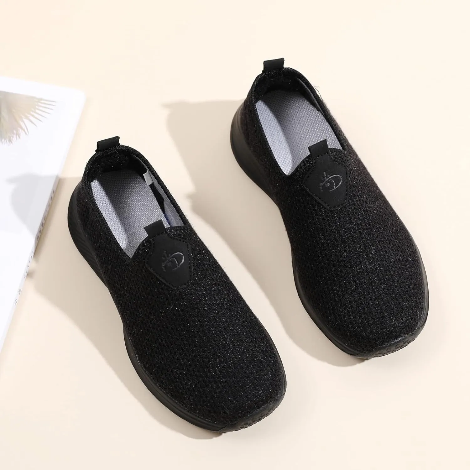Women Running Shoes Lightweight Tennis Shoes Non Slip Running Shoes for Men Walking Women Shoes Casual Men's Fashion Sneakers Brown Tennis Shoe Cross Trainer Shoe