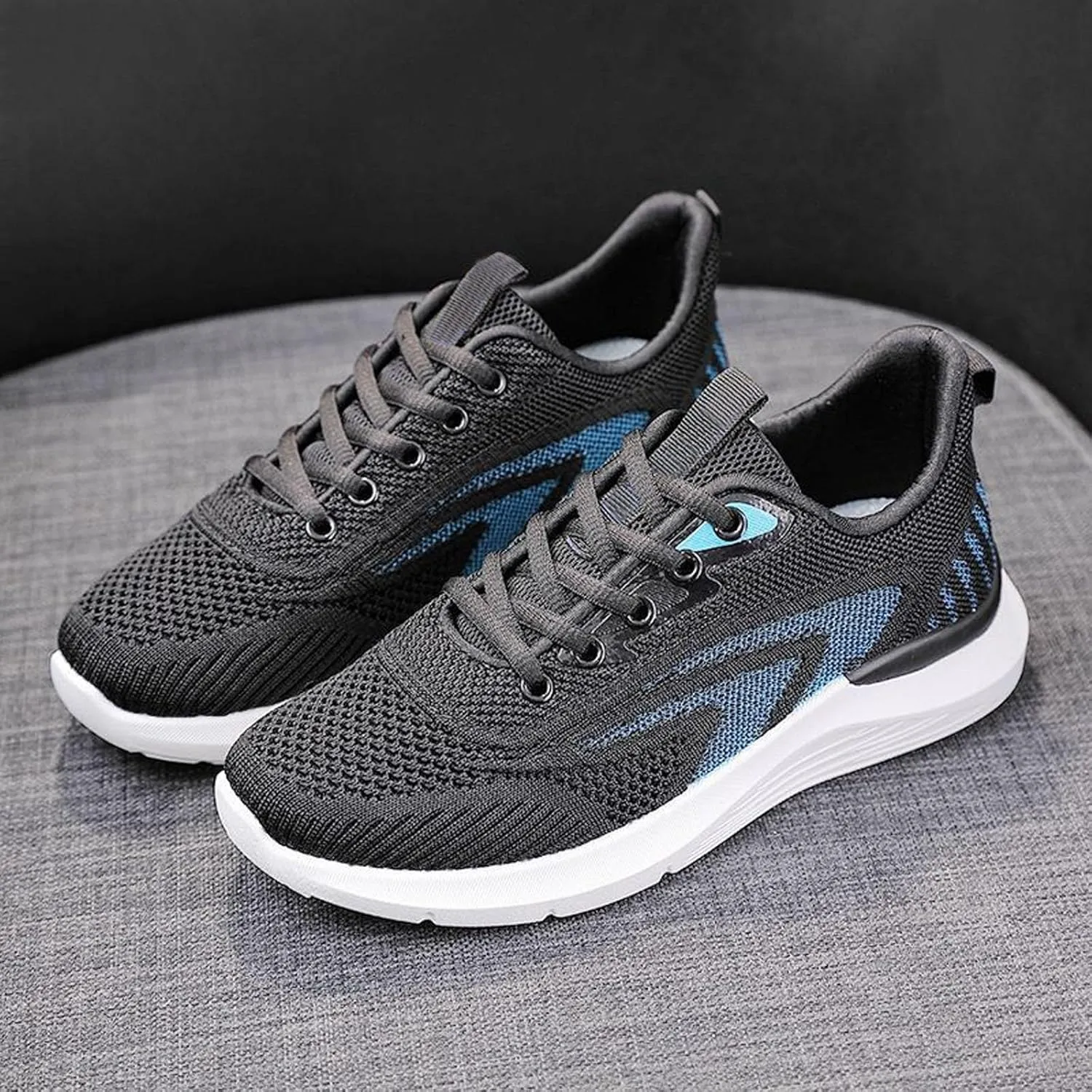 Women Sneakers Black and White Women Comfortable Good Support Slip On Walking Shoes Womens Athletic Shoes Wide Width Running Shoes for Women Wide Width Zapatos De Mujer Antiderrapante