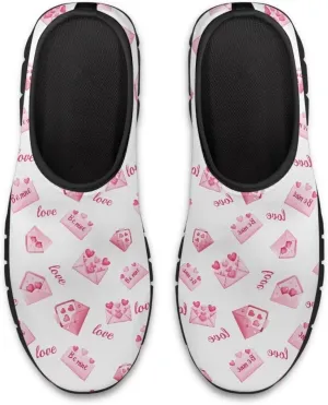 Women’s Canvas Shoes Low Top Fashion Sneakers Slip on Walking Shoe（Black Sole）