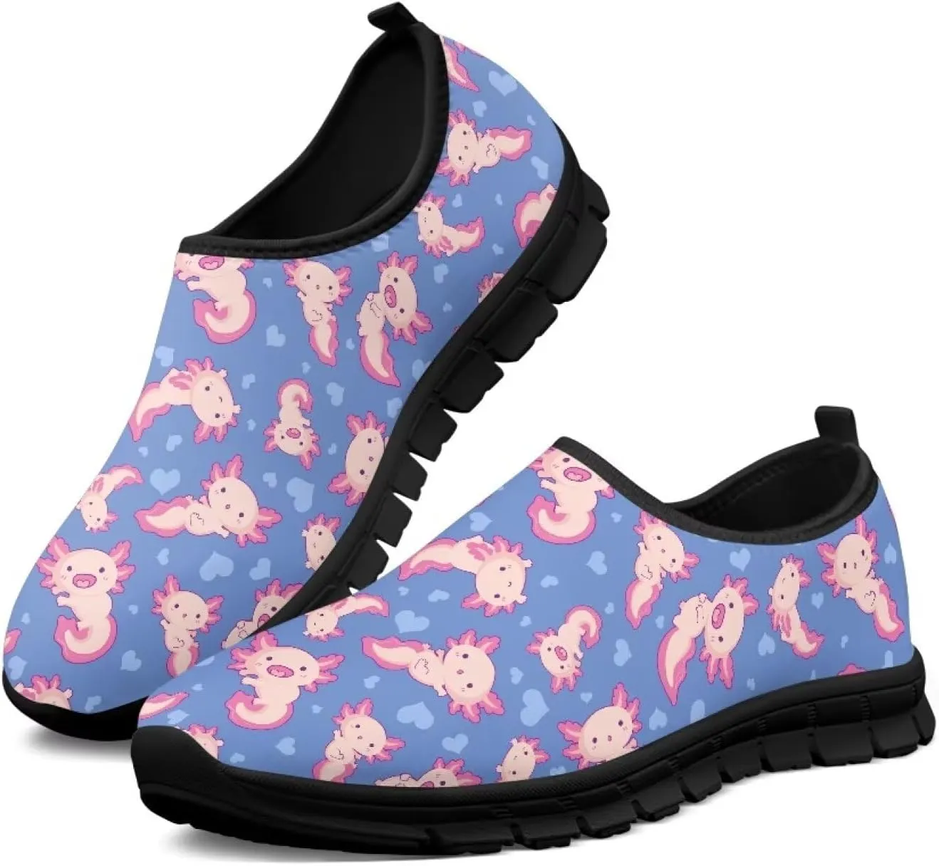 Women’s Canvas Shoes Low Top Fashion Sneakers Slip on Walking Shoe（Black Sole）