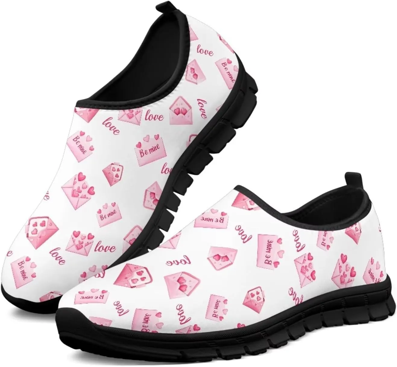 Women’s Canvas Shoes Low Top Fashion Sneakers Slip on Walking Shoe（Black Sole）