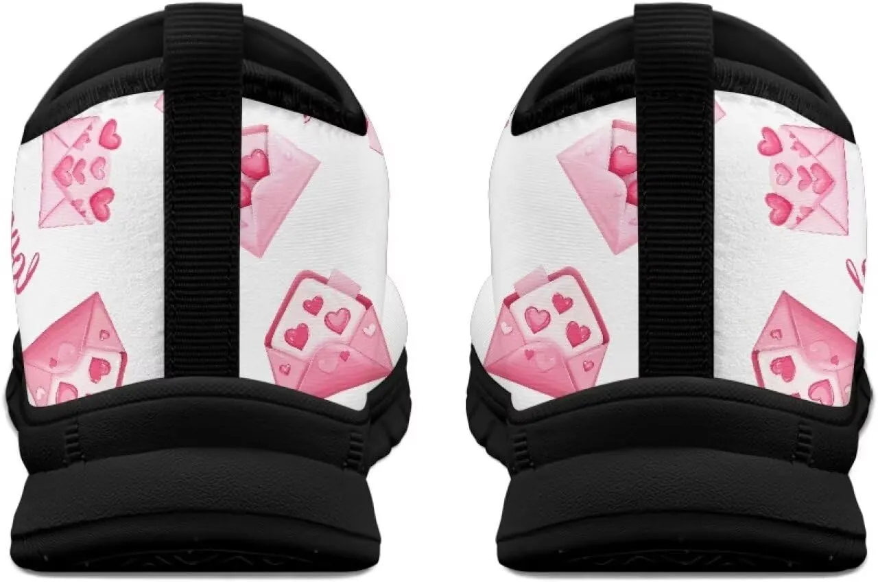 Women’s Canvas Shoes Low Top Fashion Sneakers Slip on Walking Shoe（Black Sole）