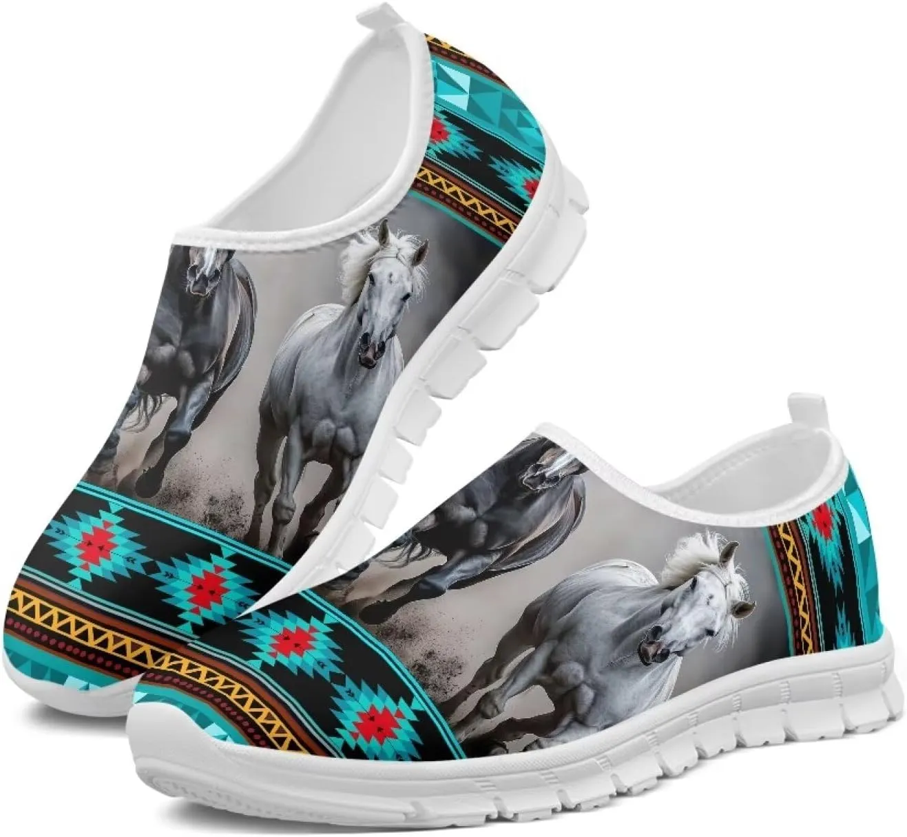 Women’s Canvas Shoes Low Top Fashion Sneakers Slip on Walking Shoe（White Sole）