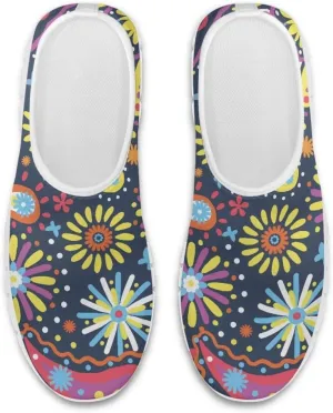 Women’s Canvas Shoes Low Top Fashion Sneakers Slip on Walking Shoe（White Sole）