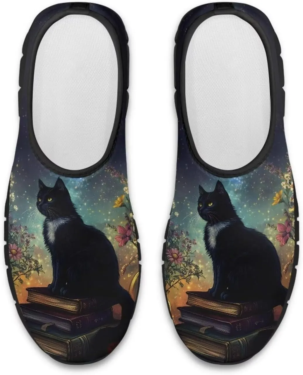 Women’s Casual Shoes Canvas Shoes Low Top Fashion Sneakers Slip on Walking Shoe（Black Sole）