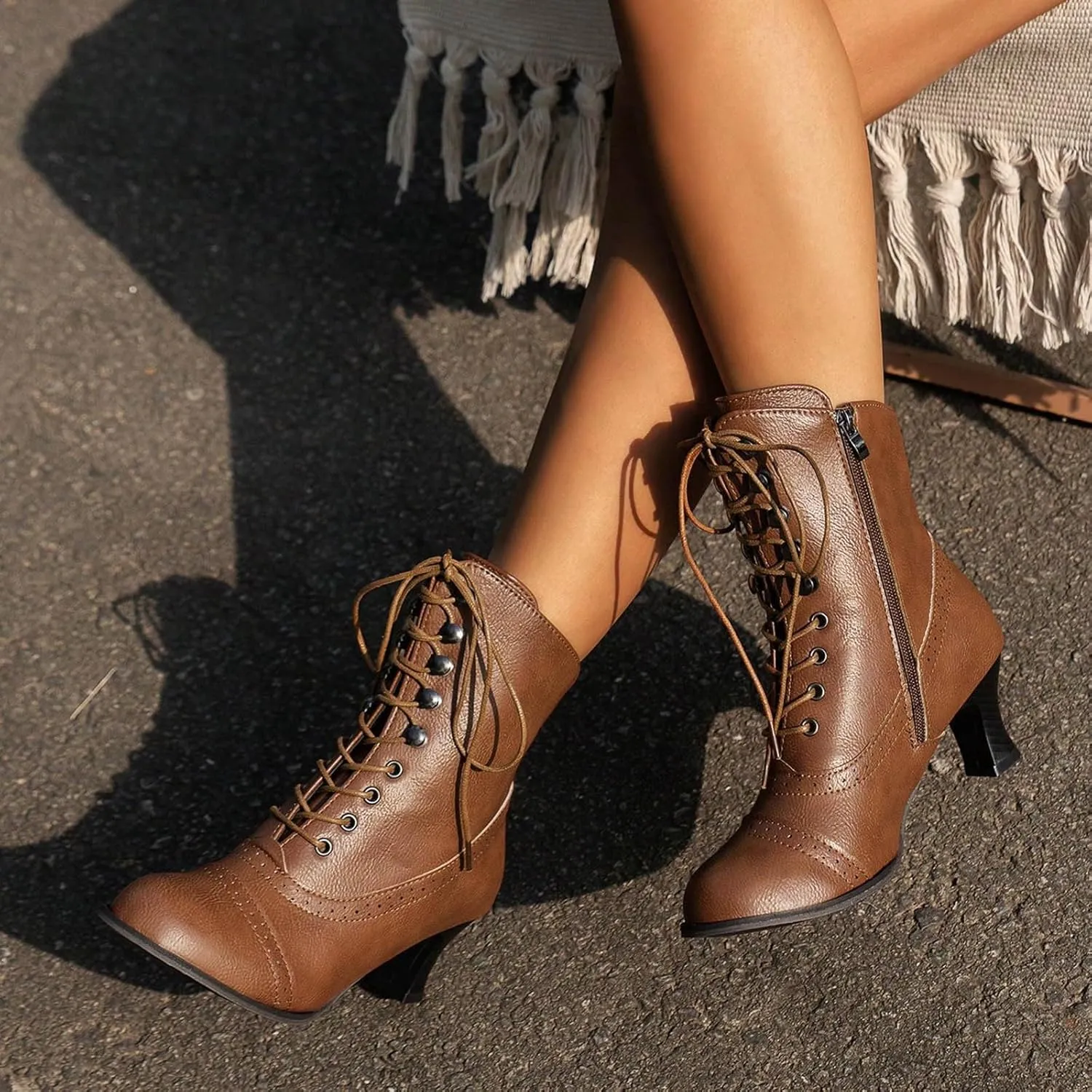 Womens Chelsea Boots Mid Calf Low Kitten Heel Suede Pointed Toe Stretch Fall Fashion Dressy Booties Side Zipper Rain Boots