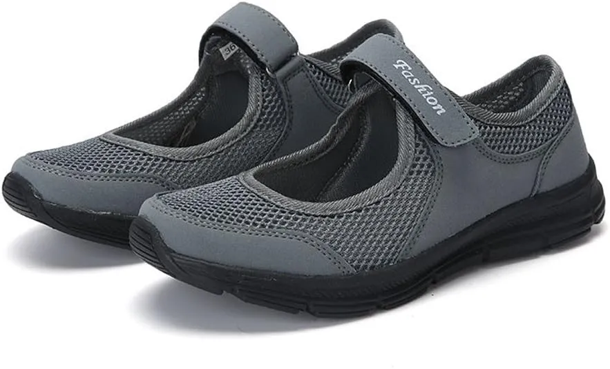 Women's Fashion Sneaker Mesh Slip On Black Non Slip Shoes for Women Comfortable Walking Shoes Women Arch Support Womens Navy Loafers Heeled Sneakers for Women
