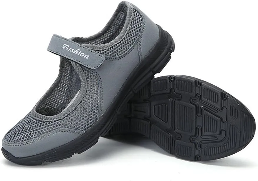 Women's Fashion Sneaker Mesh Slip On Black Non Slip Shoes for Women Comfortable Walking Shoes Women Arch Support Womens Navy Loafers Heeled Sneakers for Women