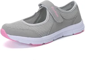 Women's Fashion Sneaker Mesh Slip On Black Non Slip Shoes for Women Comfortable Walking Shoes Women Arch Support Womens Navy Loafers Heeled Sneakers for Women