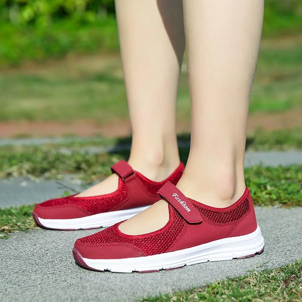 Women's Fashion Sneaker Mesh Slip On Black Non Slip Shoes for Women Comfortable Walking Shoes Women Arch Support Womens Navy Loafers Heeled Sneakers for Women