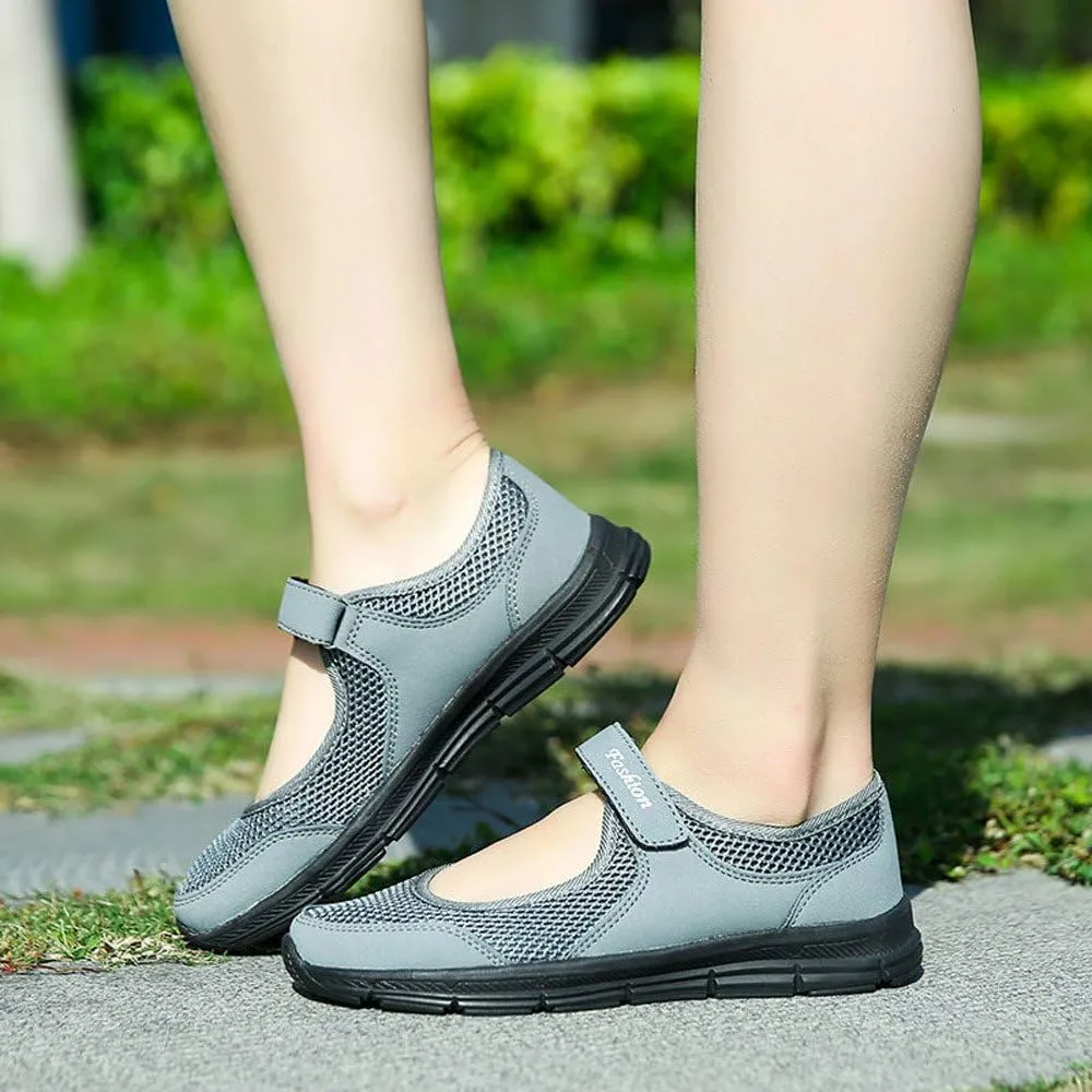 Women's Fashion Sneaker Mesh Slip On Black Non Slip Shoes for Women Comfortable Walking Shoes Women Arch Support Womens Navy Loafers Heeled Sneakers for Women