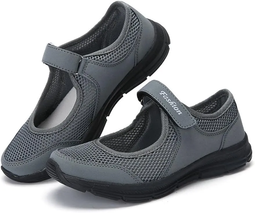 Women's Fashion Sneaker Mesh Slip On Black Non Slip Shoes for Women Comfortable Walking Shoes Women Arch Support Womens Navy Loafers Heeled Sneakers for Women
