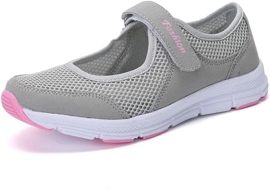 Women's Fashion Sneaker Mesh Slip On Black Non Slip Shoes for Women Comfortable Walking Shoes Women Arch Support Womens Navy Loafers Heeled Sneakers for Women