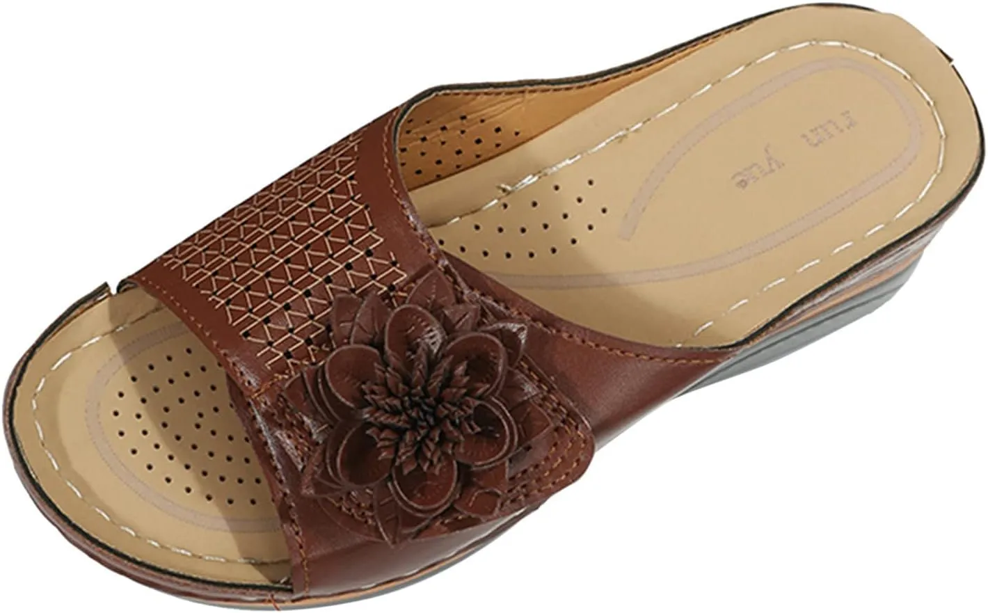 Womens Flip Flops with Arch Support Womens Flip Flops Size 8 Orthopedic Women Closed Toe Shoes Brown Leather Sandals Women Comfortable Brown Sandals Women Comfortable Nude Sandals Women