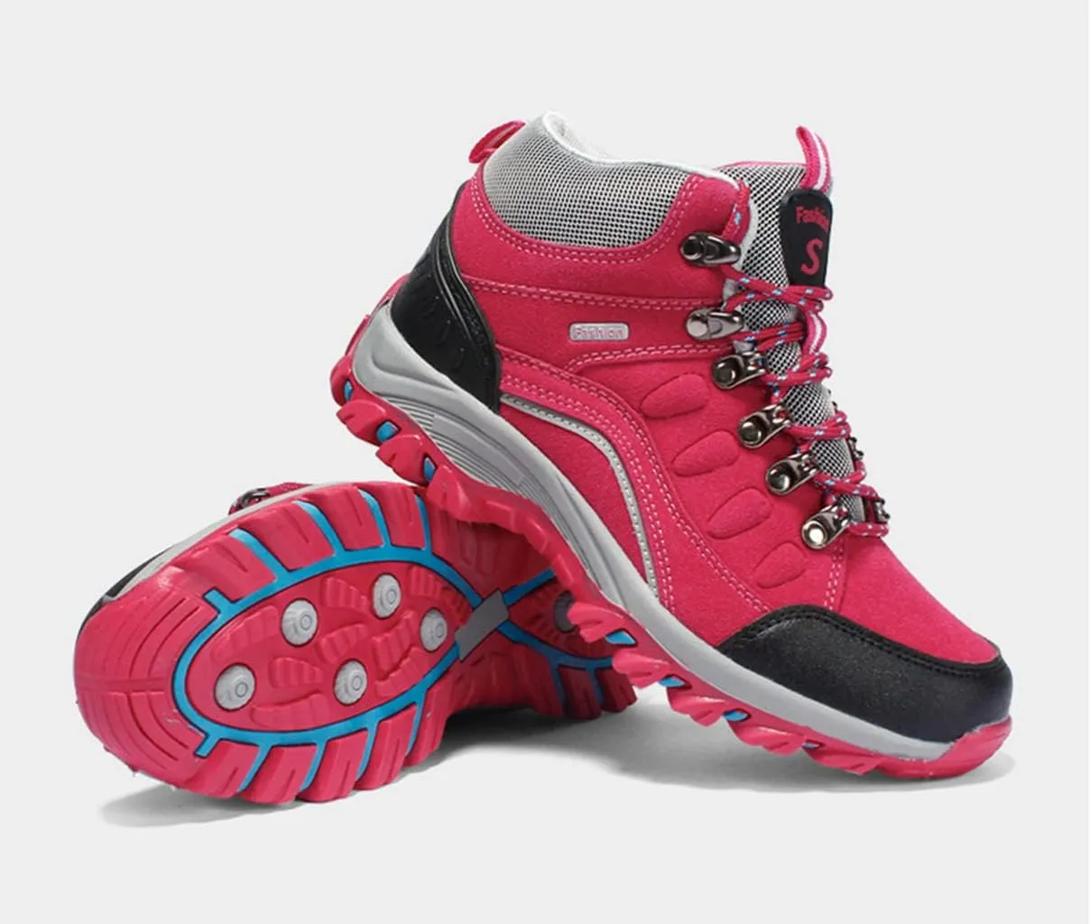 Women's Hiking Shoes Breathable Anti Slip Outdoor Ankle Boots Trekking Sneakers