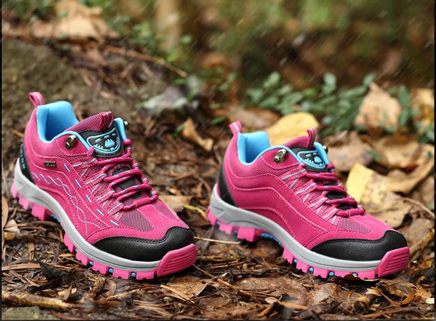 Women's Hiking Shoes Breathable Anti Slip Outdoor Ankle Boots Trekking Sneakers