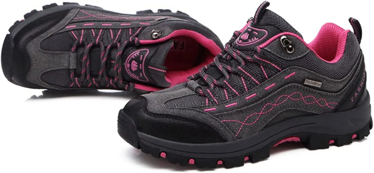 Women's Hiking Shoes Breathable Anti Slip Outdoor Ankle Boots Trekking Sneakers
