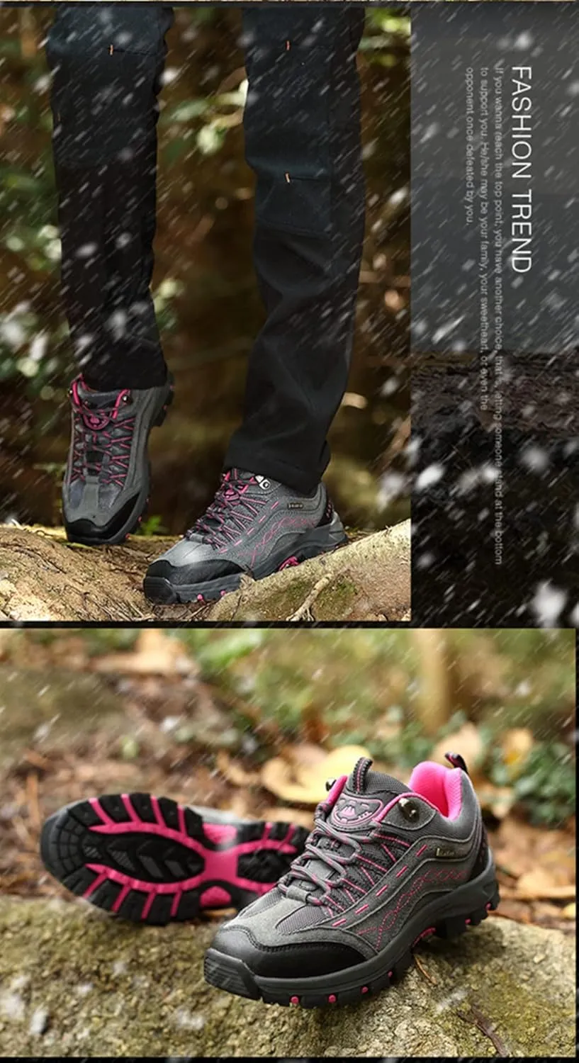 Women's Hiking Shoes Breathable Anti Slip Outdoor Ankle Boots Trekking Sneakers